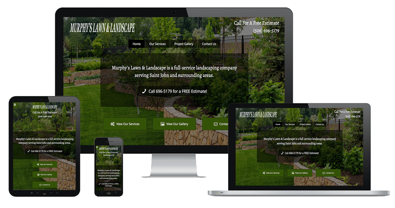 Murphy's Lawn nd Landscape website by The Pridha Group